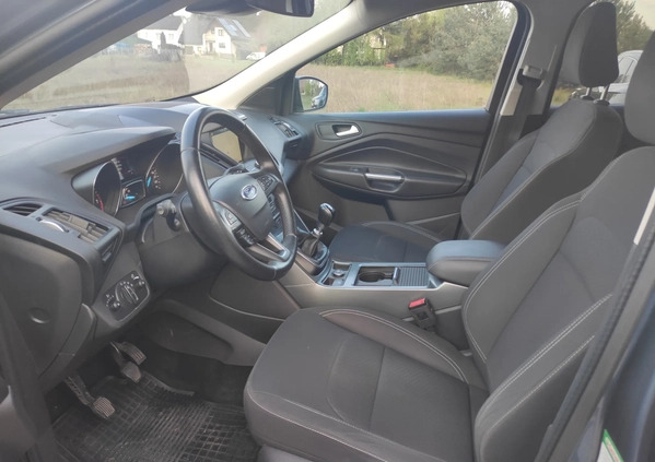 Ford Kuga cena 54999 przebieg: 170000, rok produkcji 2018 z Ostrołęka małe 232